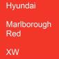 Preview: Hyundai, Marlborough Red, XW.